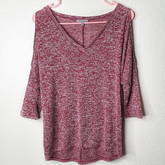 Charlotte Russe Tops - 3/$30 Charlotte Russe Heathered Cold Shoulder